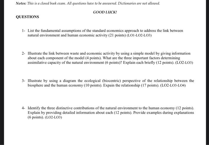 Solved GOOD LUCK QUESTIONS 1 List The Fundamental Chegg