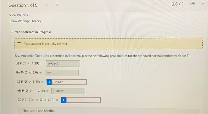 Solved Use Appendix Table Iii To Determine To Decimal Chegg