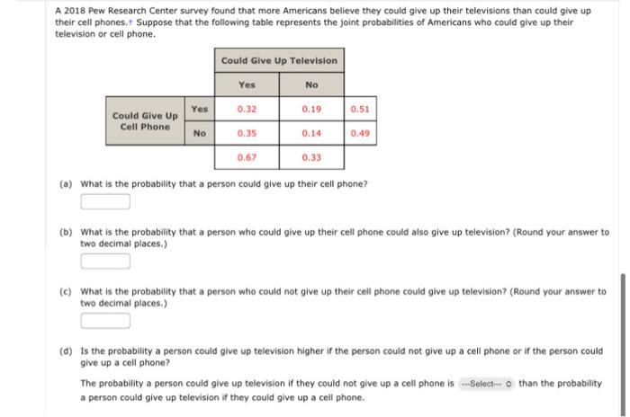 Solved A Pew Research Center Survey Found That More Chegg