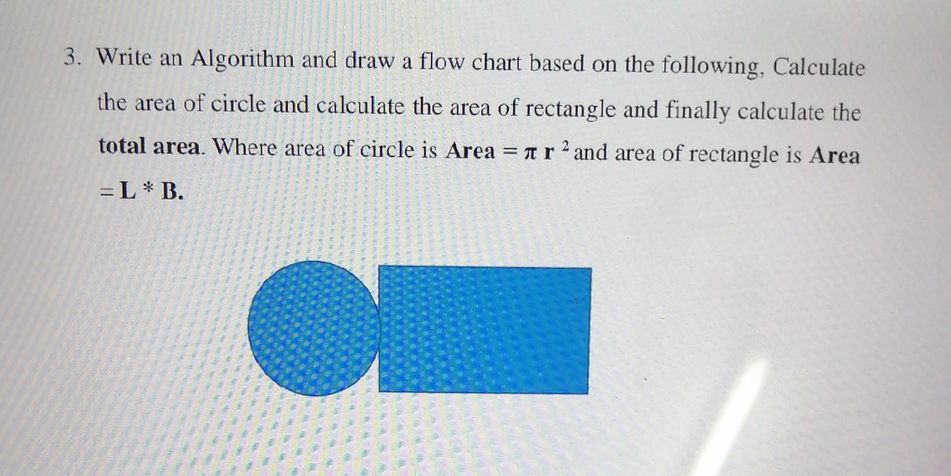 Solved Write An Algorithm And Draw A Flow Chart Based On Chegg