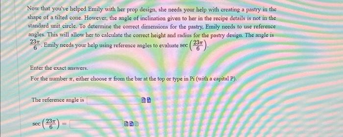 Solved Now That You Ve Helped Emily With Her Prop Design Chegg