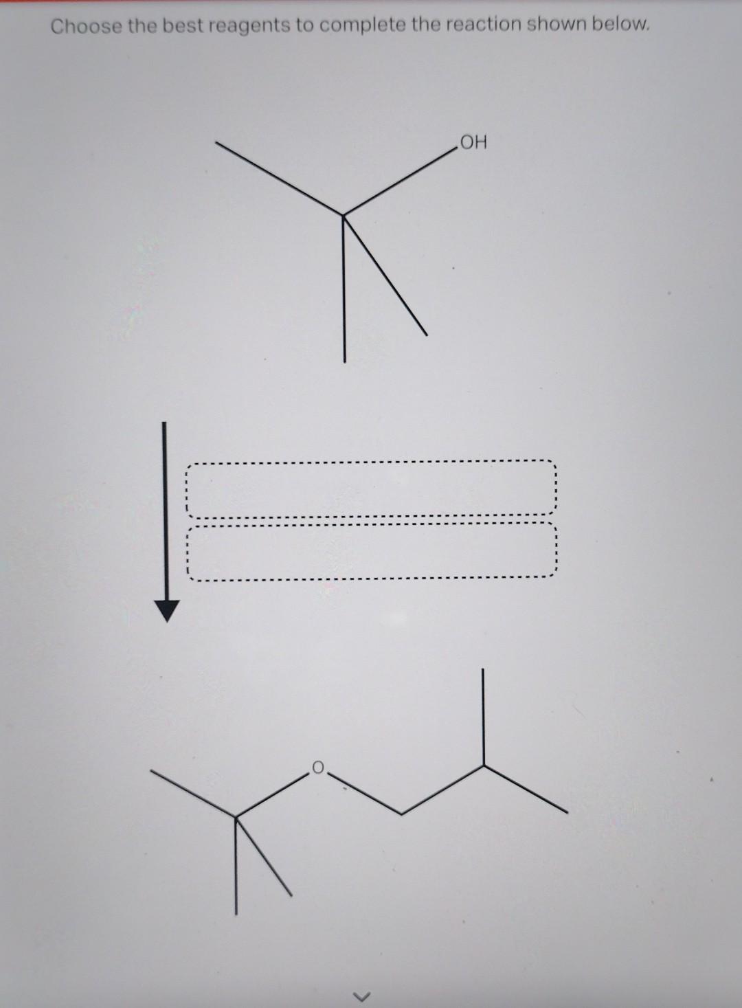 Solved Choose The Best Reagents To Complete The Reaction Chegg