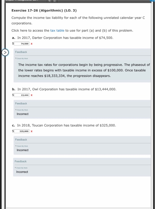 Solved Exercise 17 26 Algorithmic LO 3 Compute The Chegg