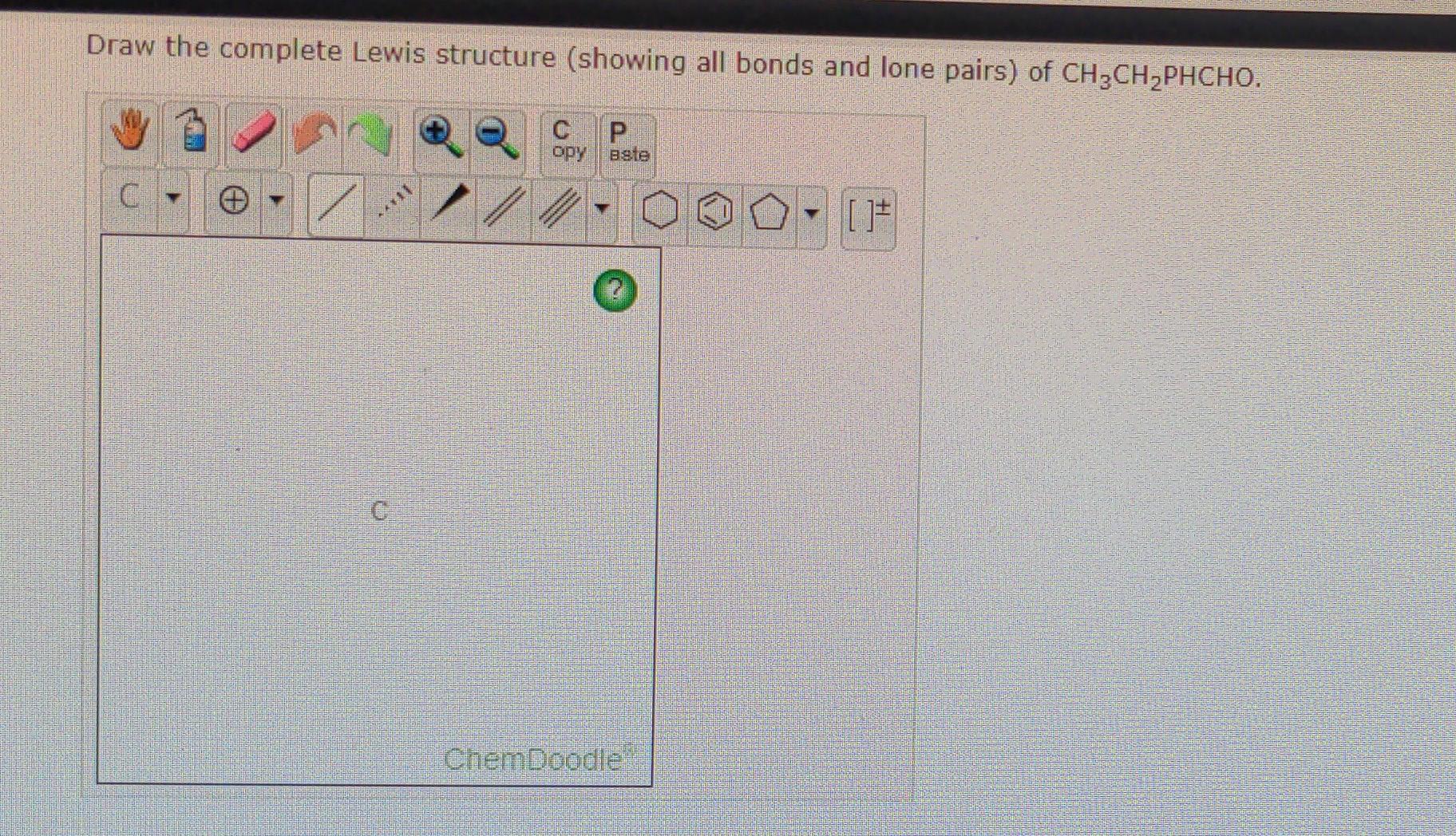 Solved Draw The Complete Lewis Structure Showing All Bonds Chegg