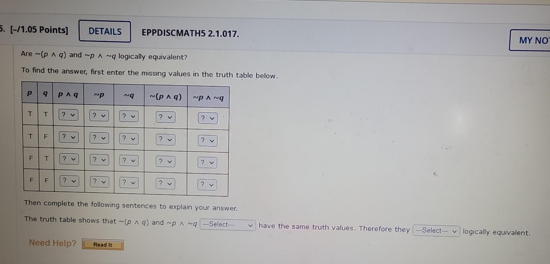 Solved Are Pq And Pq Logically Equivalent To Find Chegg