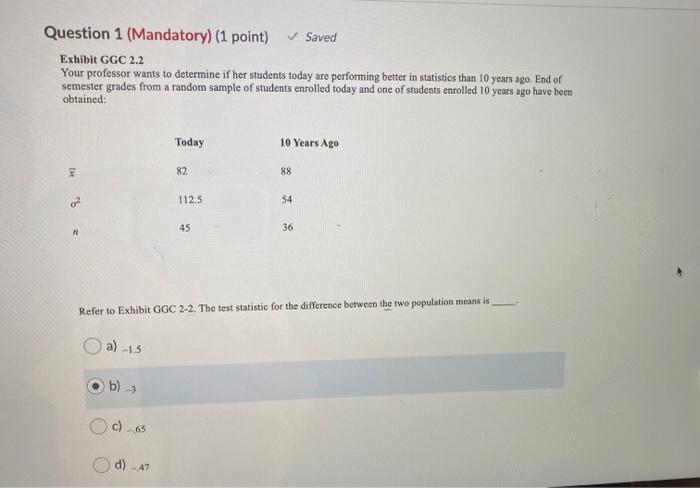 Solved Question 2 Mandatory 1 Point Another Name For A Chegg