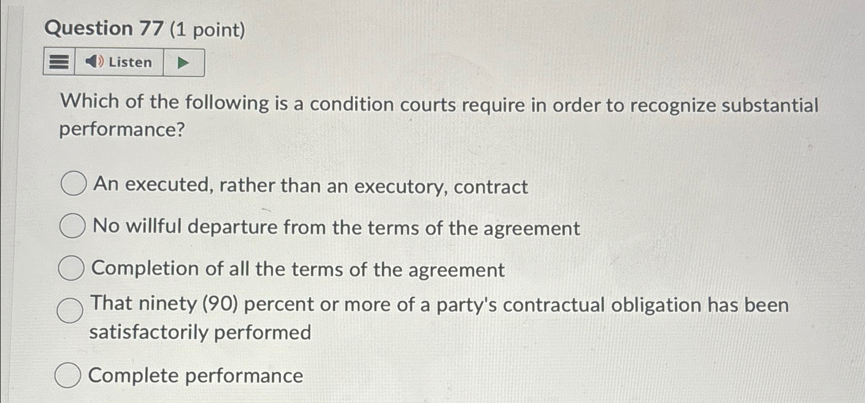 Solved Question Point Listenwhich Of The Following Is Chegg