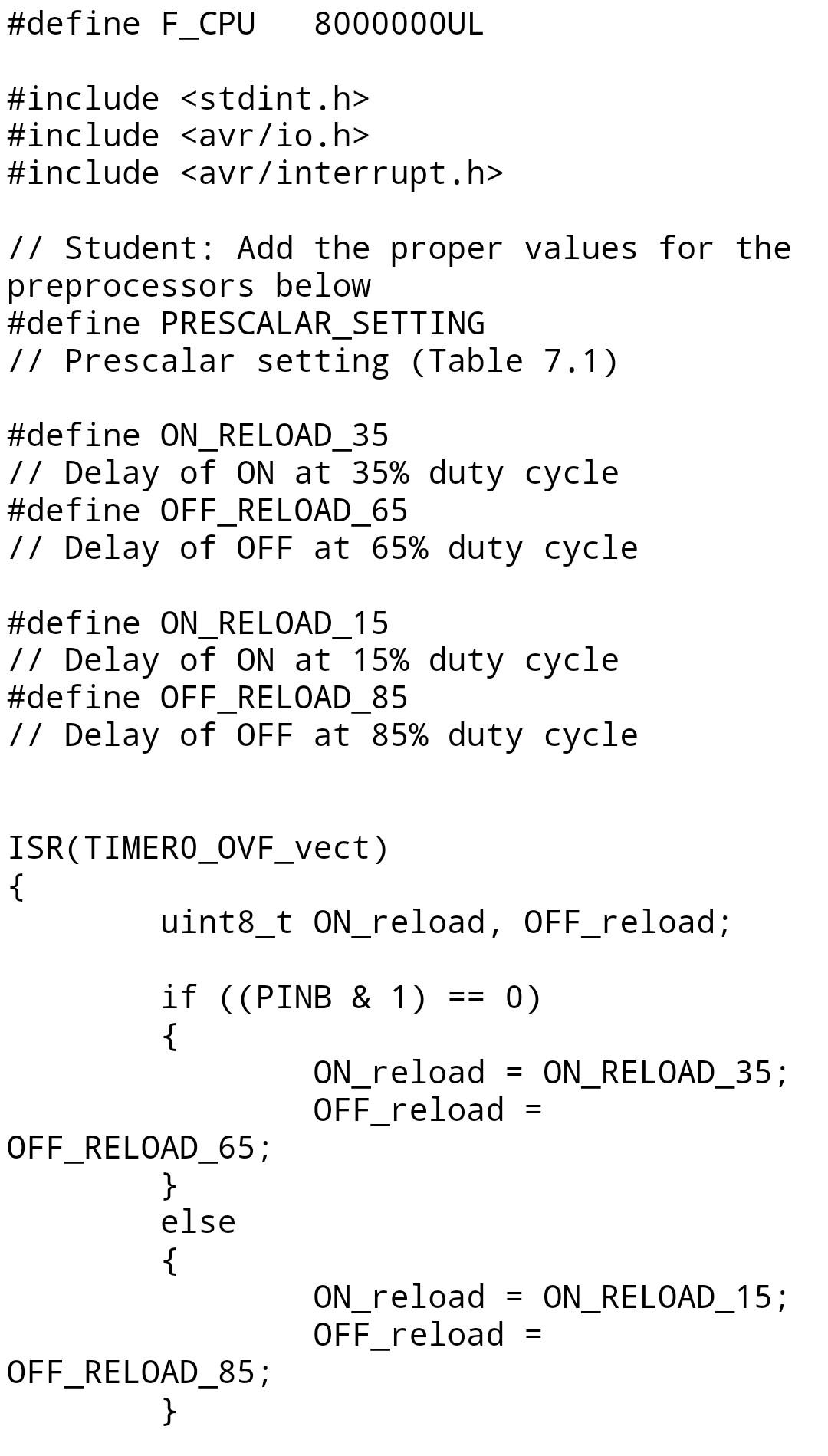 Solved Lab 2 Interrupts Timers Lab Objectives To Chegg