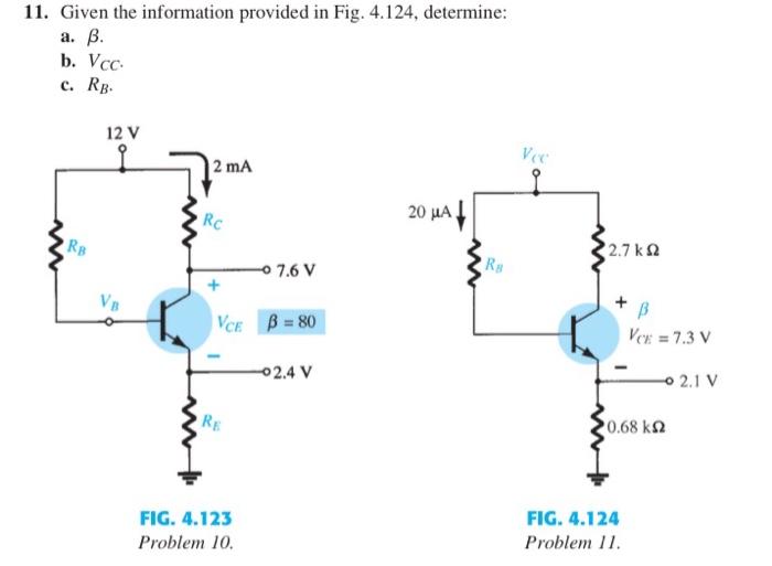 Solved 11 Given The Information Provided In Fig 4 124 Chegg