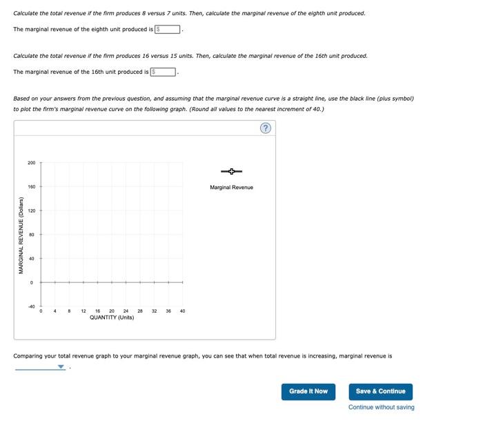 Solved Calculate The Total Revenue If The Firm Produces Chegg