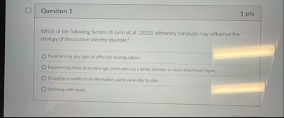 Solved Question 11 PtsWhich Of The Following Factors Do Chegg