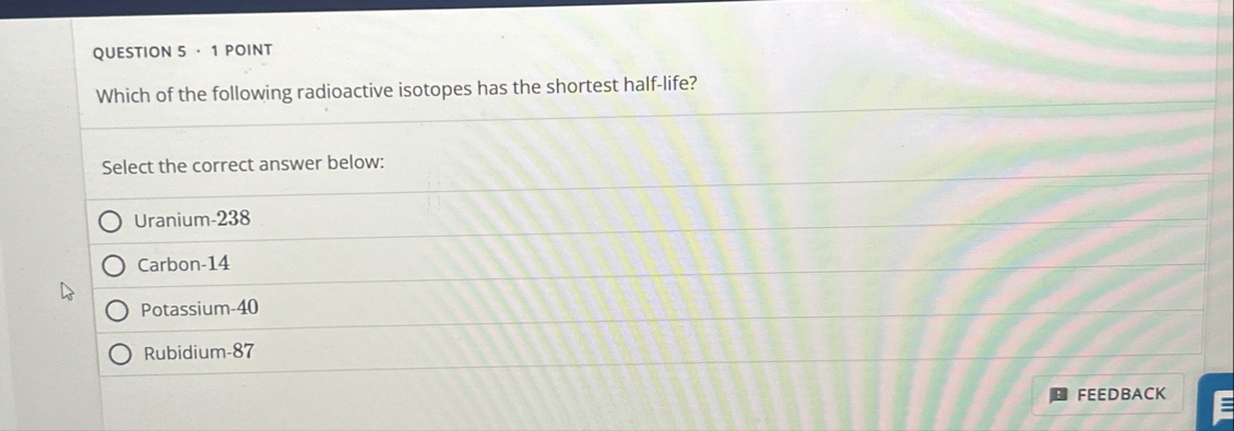 Solved Question Pointwhich Of The Following Chegg