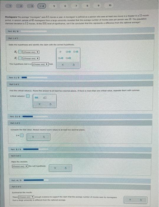 Solved Part 1 Box Claim Not Claim One Tailed Or Two Chegg