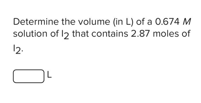 Solved Determine The Volume In Ml Of A M Hno Stock Chegg