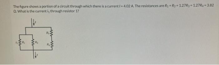 Solved The Figure Shows A Portion Of A Circuit Through Which Chegg