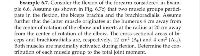 Solved Solve Example For Flexion Angle Of Degree Chegg