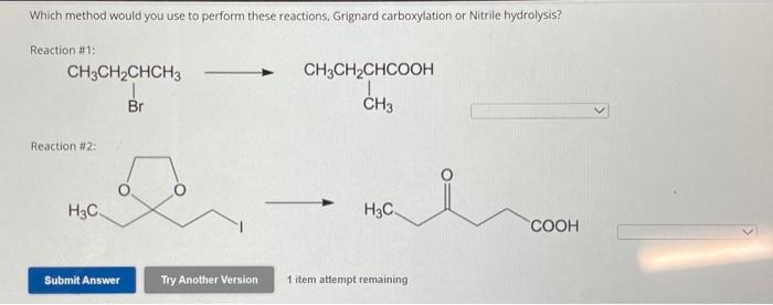 Solved Which Method Would You Use To Perform These Chegg