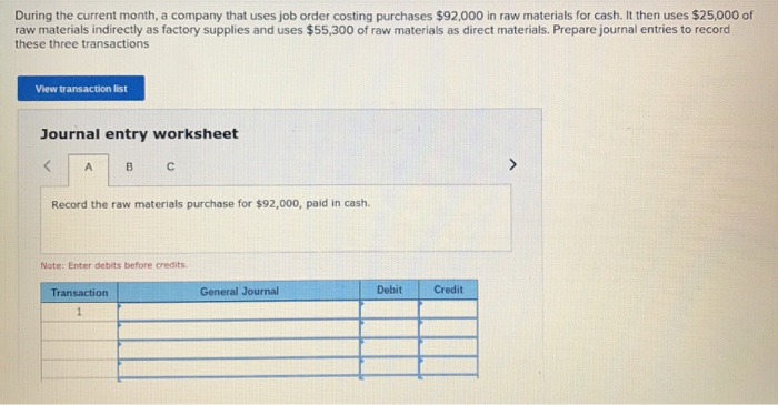 Solved During The Current Month A Company That Uses Job Chegg