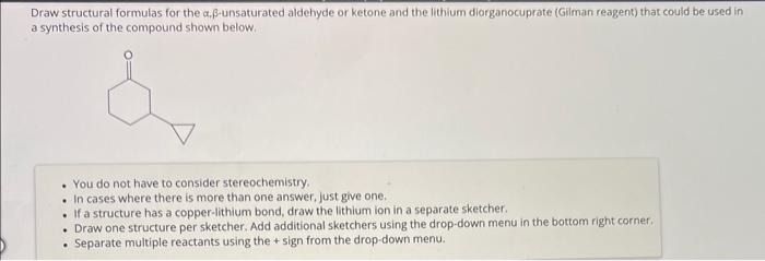 Solved Draw structural formulas for the α β unsaturated Chegg