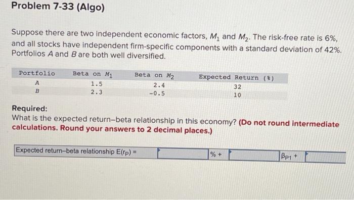 Solved Problem 7 33 Algo Suppose There Are Two Independent Chegg