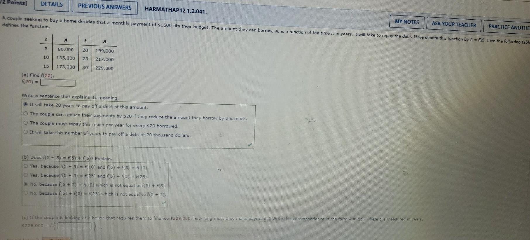 Solved 12 Points DETAILS PREVIOUS ANSWERS HARMATHAP 12 Chegg