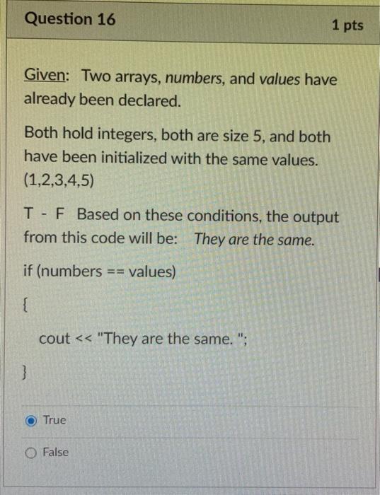 Solved Pts Question Given Ac String Variable Named The Chegg