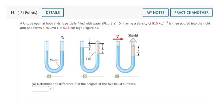 Solved 14 1 Points DETAILS MY NOTES PRACTICE ANOTHER A Chegg