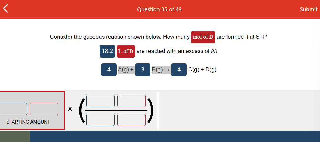 Solved Consider The Gaseous Reaction Shown Below How Chegg