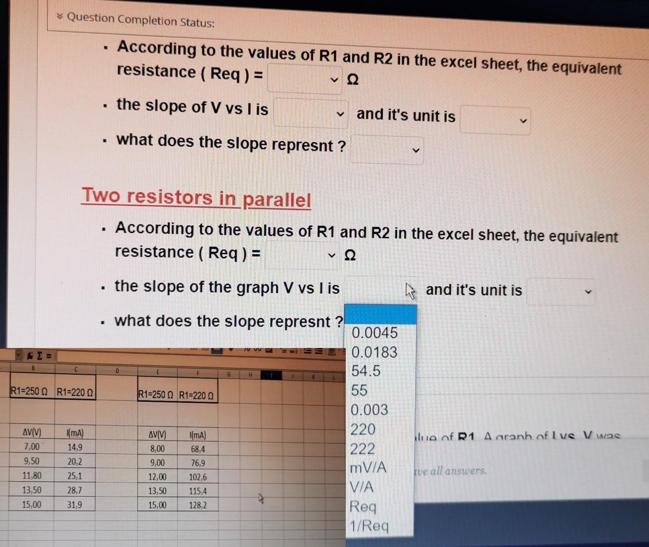 Solved Question Completion Status According To The Values Chegg