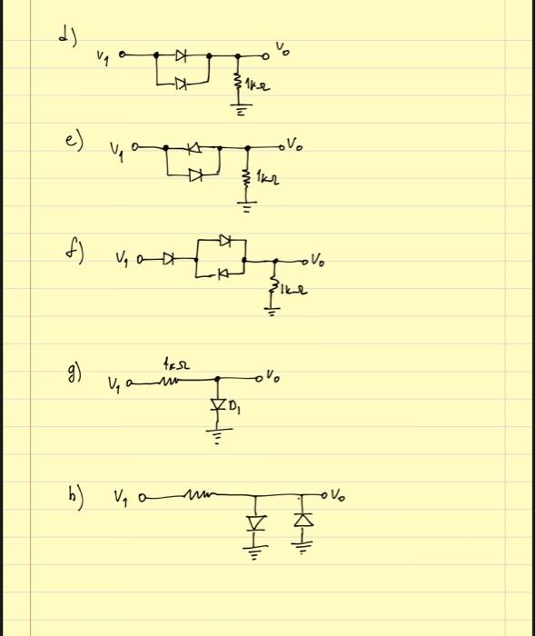 Solved 3 In Each Of The Ideal Diode Circuits Shown Below Up Chegg