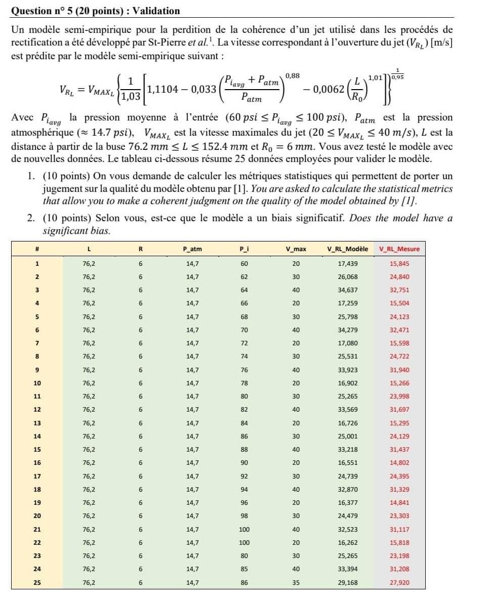 Question N 1 15 Points Propagation D Incertitude Chegg