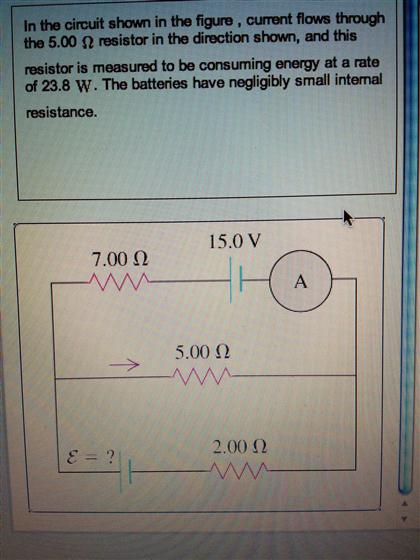 Solved In The Circuit Shown In The Figure Current Flows Chegg