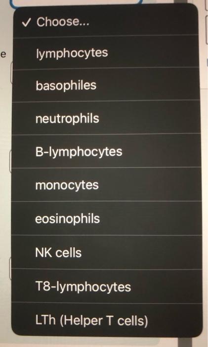 Solved Match The Following Descriptions And Functions With Chegg