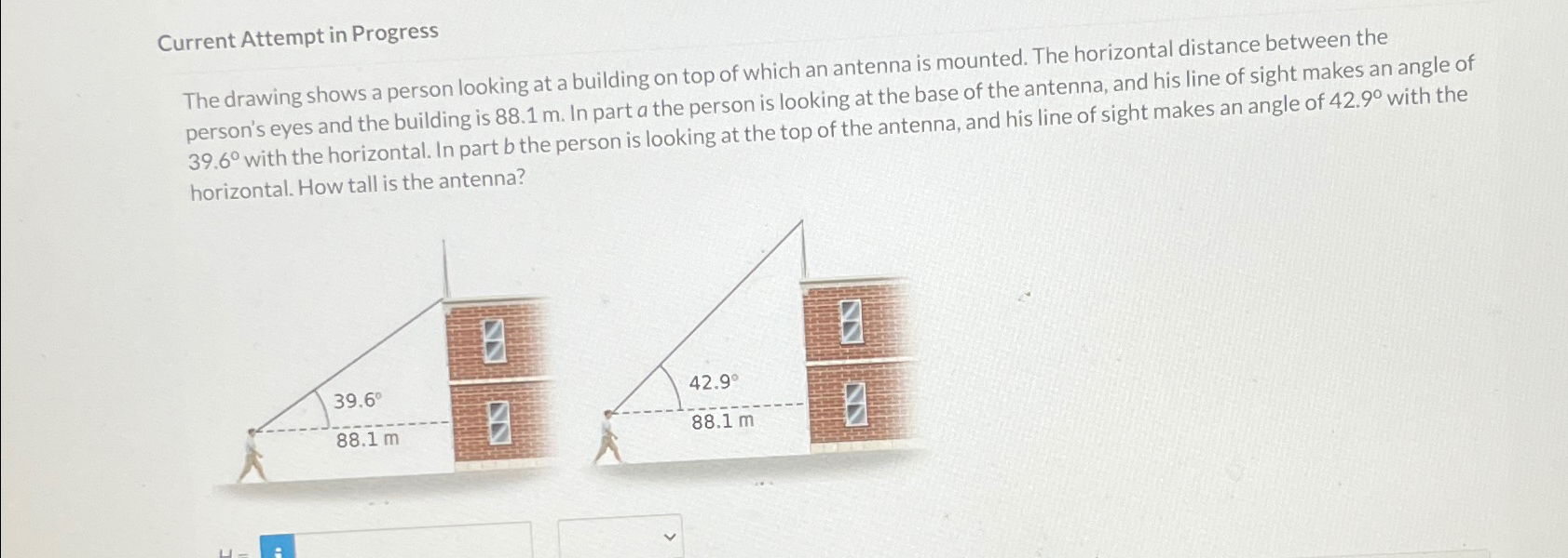 Solved Current Attempt In ProgressThe Drawing Shows A Person Chegg