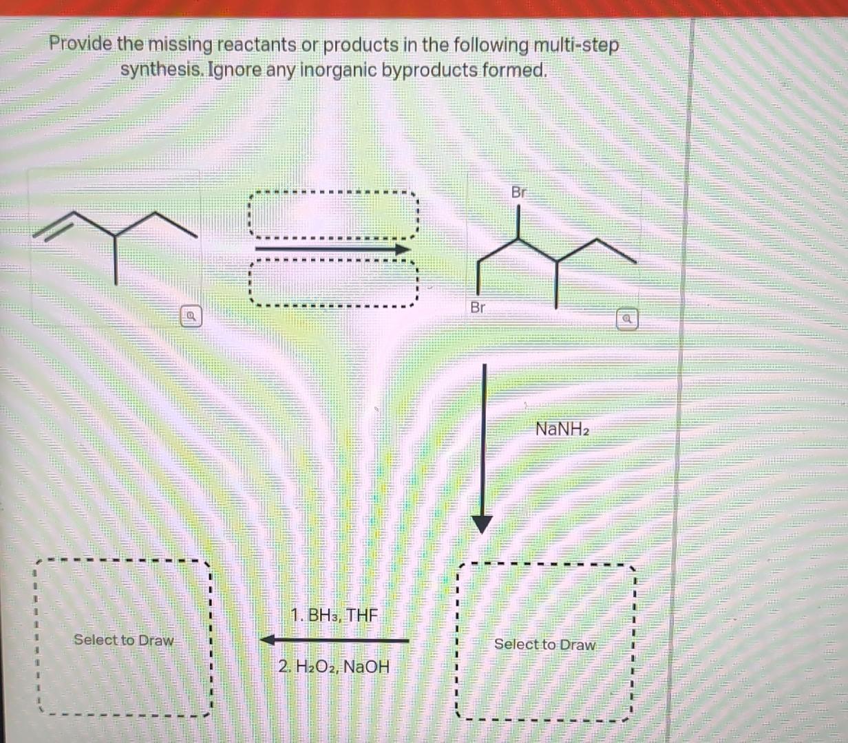 Solved Provide The Missing Reactants Or Products In The Chegg