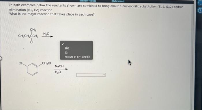 Solved In Both Examples Below The Reactants Shown Are Chegg