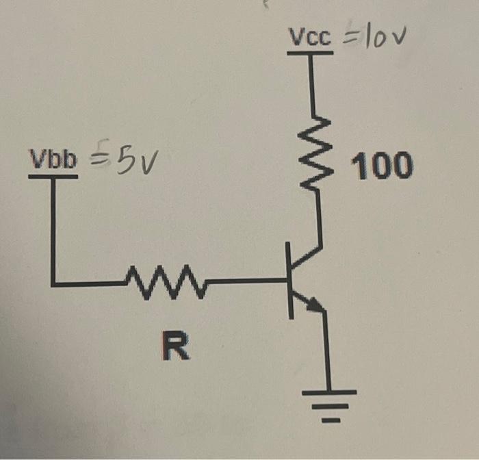 Solved Consider The BJT Circuit Assume Vcc 10V BB Chegg