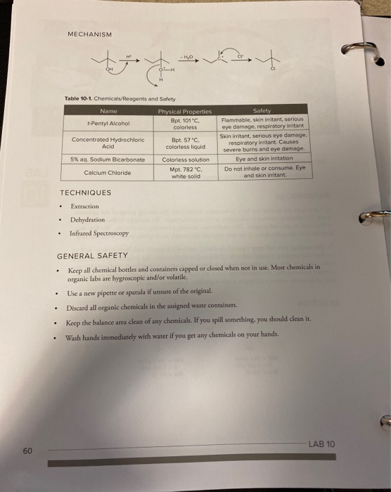 Solved 100 399 200 SN1 Reaction Synthesis Of T Pentyl Chegg