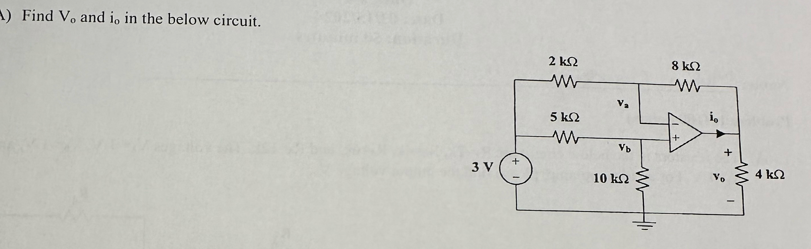 Solved Find Vo And Io In The Below Circuit Chegg