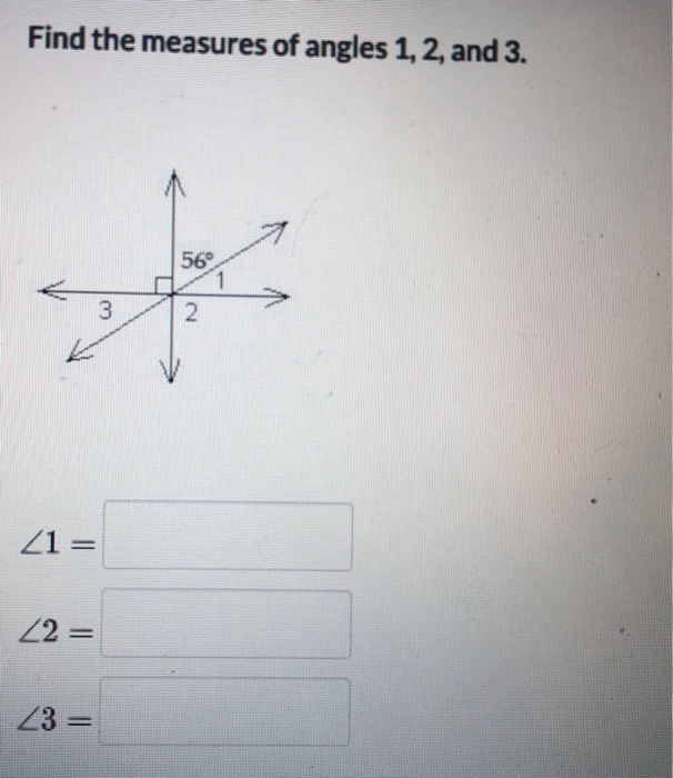 Solved Find The Measures Of Angles And Chegg