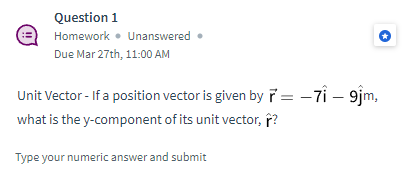 Solved Question Homework Unanswered Due Mar Th Chegg