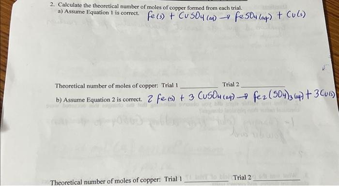 Solved Fe S Cuso Aq Feso Aq Cu S Molecular Equation Chegg