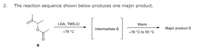 Solved Using Claisen Rearrangement Draw The Structure Of Chegg