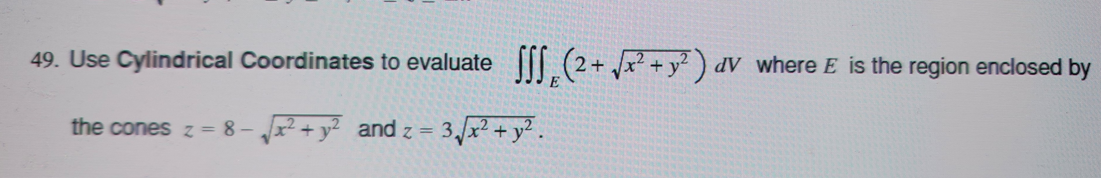 Solved Use Triple Integrals To Find The The Moment About The Chegg