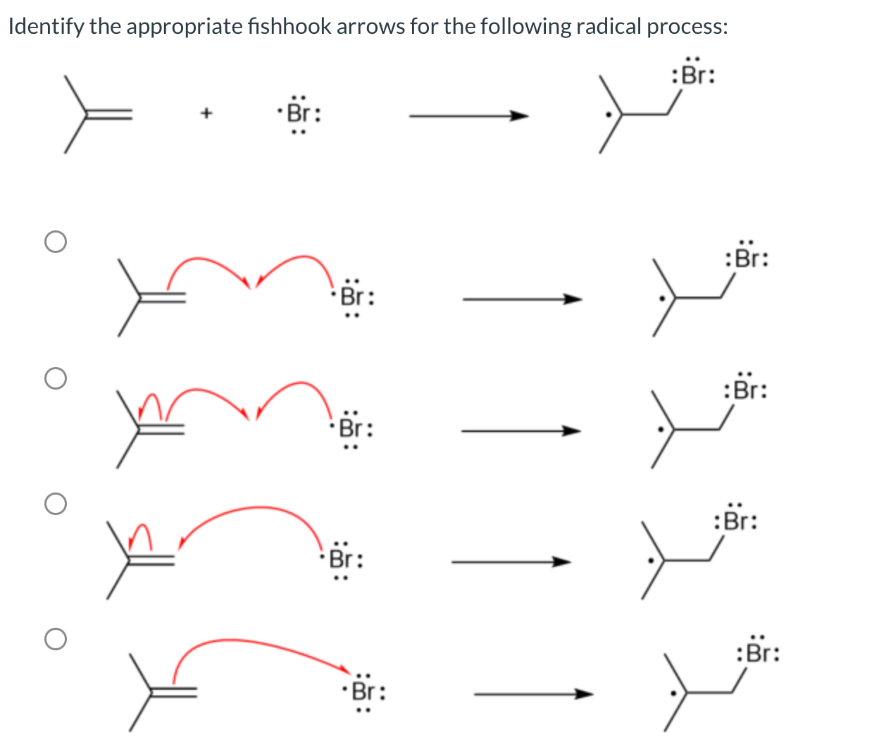 Solved Please Help Identify The Appropriate Fishhook Arrows Chegg