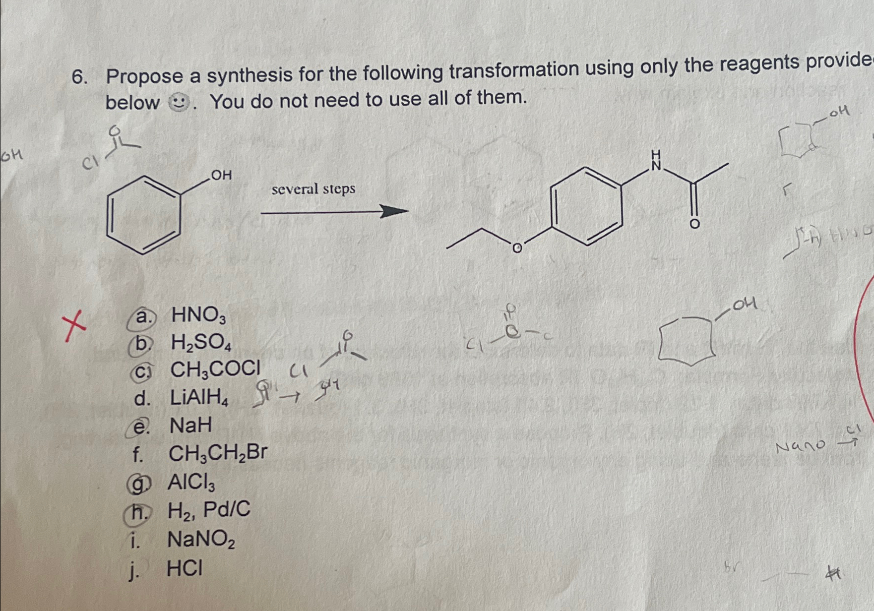 Solved Propose A Synthesis For The Following Transformation Chegg