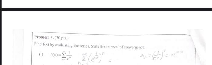 Solved Problem Pts Find F X By Evaluating The Chegg