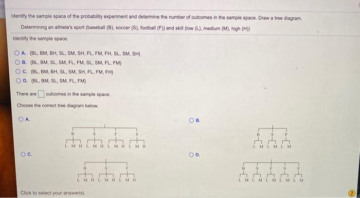 Solved Identify The Sample Space Of The Probability Chegg