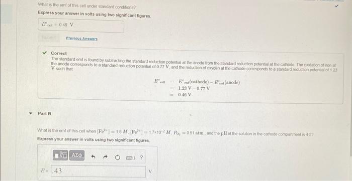 Solved A Voltaic Cell Utilizes The Following Reaction Chegg