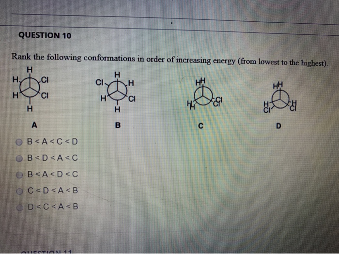 Solved USUSASB QUESTION 11 Which Isomer Of Chegg